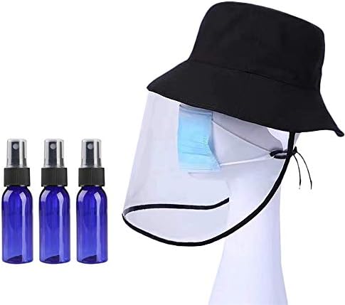 3個セットアルコール スプレーボトル 30ml Pet スプレー容器 全国一律送料無料 1個セット安全保護帽子 防風キャップ フェイスガード 釣り帽子 ハット 飛沫防止 つば広