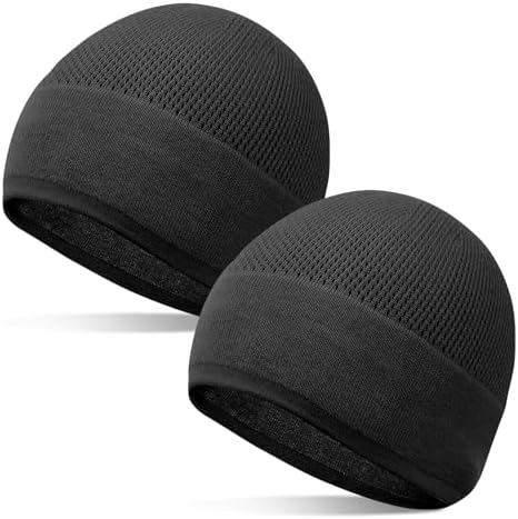 Amazon.com: Quacc Unisex Cotton Beanie Hat Thin Running Skull Cap