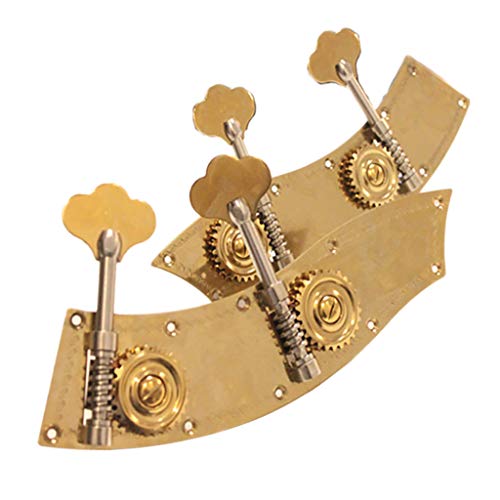B Blesiya Set of 2 Metal Double Bass Tuning Pegs Tuners for 4/4 3/4 1/2 1/4 1/8 1/10 1/16 Double Bass Replacement - as described, 4/4-3/4