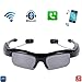 JINSERTA Bluetooth Headset Sunglasses Polarized Headphones with Stereo Handsfree Music Wireless Earbuds Sun Glasses for iPhone Samsung Galaxy HTC LG All Smart Phones PC Tablets (Black)
