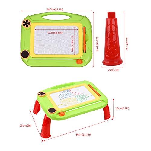 MIZIKUSON Magnetic Drawing Board for Kids, Colorful Erasable Doodle Board Toddlers Toys Learning Sketch Pad for Writing Painting Birthday Gifts