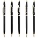 Cambond Ballpoint Pens Black, Black Ink Pen 1.0 mm Medium Point for Men Women Police Uniform Office Business Daily Writing, 5 Pack - CP0101