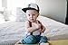 Born to Love, Baby Hats - Infant Sun Hat, Toddler Baseball Hat, Newborn Youth Flat Brim Mesh Trucker Surf SkateBro Fitted Beach Cap Gorros para Bebes (XS 6-12 Months, White Skull)