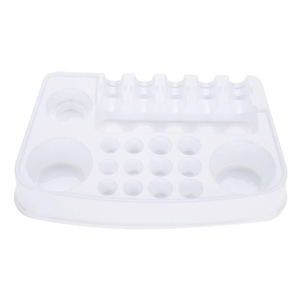 Easy To Carry 12Pcs Pigment Rack Holder Tray, Light Weight Plastic Tattoo Plate, For Professional Tattoo Use And Eyebrow Tattoo Use