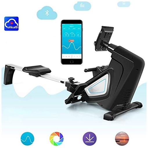 ZAIHW Magnetic Exercise Rower Adjustable Resistance Rowing Machine - Image 7