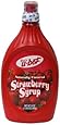 FOX UBET SYRUP STRAWBERRY, 20 OZ