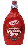 FOX UBET SYRUP STRAWBERRY, 20 OZ