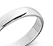 4mm Sterling Silver High Polish Plain Dome Tarnish Resistant Comfort Fit Wedding Band Ring Sizes 6-12
