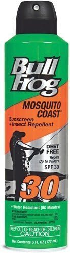Bull Frog Mosquito Coast Spray Sunscreen with Insect Repellent 6 oz by CHATTEM
