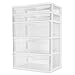 BLOSSOMZ Sterilite 5 Drawer Wide Tower- White (1, White)