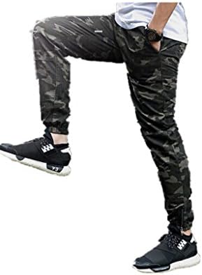 Sarriben Men Camouflage Jogger Pants Slim Casual Army Trousers