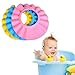 Baby Kids Soft Shampoo Bath Shower Cap Hat Waterproof Shield for Children Blue (Pink)
