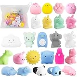 POKONBOY 25pcs Mochi Squishy Toys, Mini Kawaii