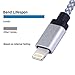 Sundix 3 Pack 10FT Extra Long Nylon Braided Lightning to USB Sync Cable Cord Charger Compatible with iPhone 7/7 plus, iPhone 6/6s/6 plus/6s plus, 5c/5s/5, SE, iPad /iPod(White)