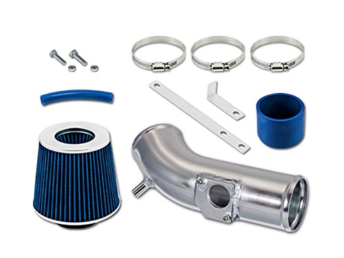 RL Concepts Blue Short Ram Air Intake Kit + Filter Compatible with 2010-2012 Mazda 3 with 2.5L L4