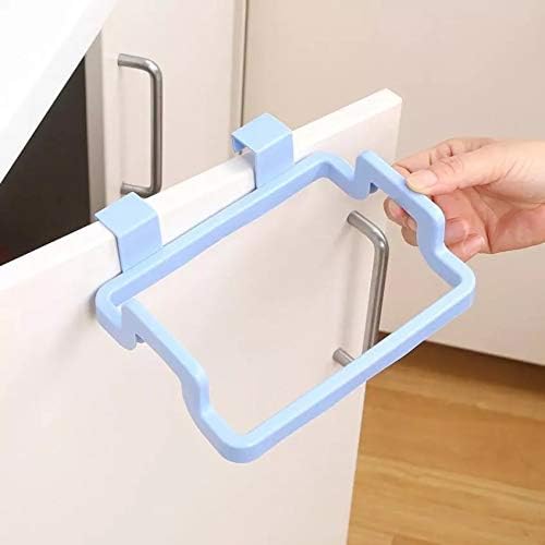 Skykitchen Plastic Kitchen Trash Garbage Bag Bracket (2 Piece, Blue)