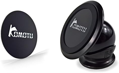 Komotu Mobile Phone Magnetic Car Holder ,360 degree Rotation,compatbile with various types of phones,Tablets, GPS and so on