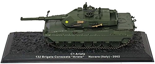 Deagostini 1:72 Diecast Model Tank - C1 Ariete 132 Brigata Corazzata Ariete Novara Italy 2002 Army Tank #12