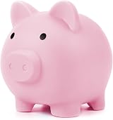 Fuyamp Cute Piggy Bank Pink Child Money Box Keepsake Nursery Decor view 1