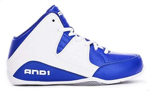 blue and white and1 shoes
