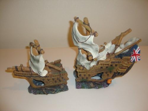 Two Part English Galleon with Sales