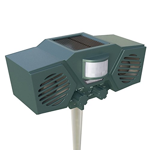 PestZilla Robust Solar Powered Ultrasonic and Flashing LED lights ...