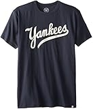 MLB New York Yankees '47 Brand Men's Fieldhouse Basic Tee, Style 2, Navy
