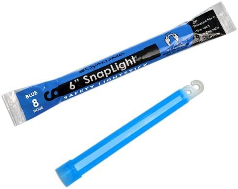 Cyalume SnapLight Industrial Grade Chemical Light Sticks, Blue, 6 Long, 8 Hour Duration (Pack of 10), Home Improvement Tool