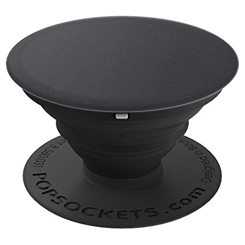 Matte Black PopSocket PopSockets PopGrip: Swappable Grip for Phones & Tablets