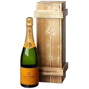 Veuve Clicquot Brut Yellow Label in Holzkiste (1 x 0.75 l)