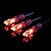 aokur 3PCS 6.2mm Automatic Led Lighted Nock Crossbow Arrow Nock for Hunting Shooting (Red)