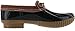 Axny Dylan-10 Women's Two Tone Bow Accents Slip-On Rain Loafer Flat Duck Shoes