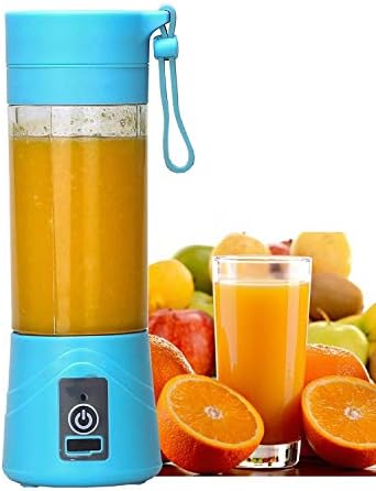shree krishna Rechargeable Portable Electric Mini USB Juicer Bottle Blender for Making Juice, Shake, Smoothies, Travel Juicer For Fruits And Vegetables, Fruit Juicer For All Fruits (blue)