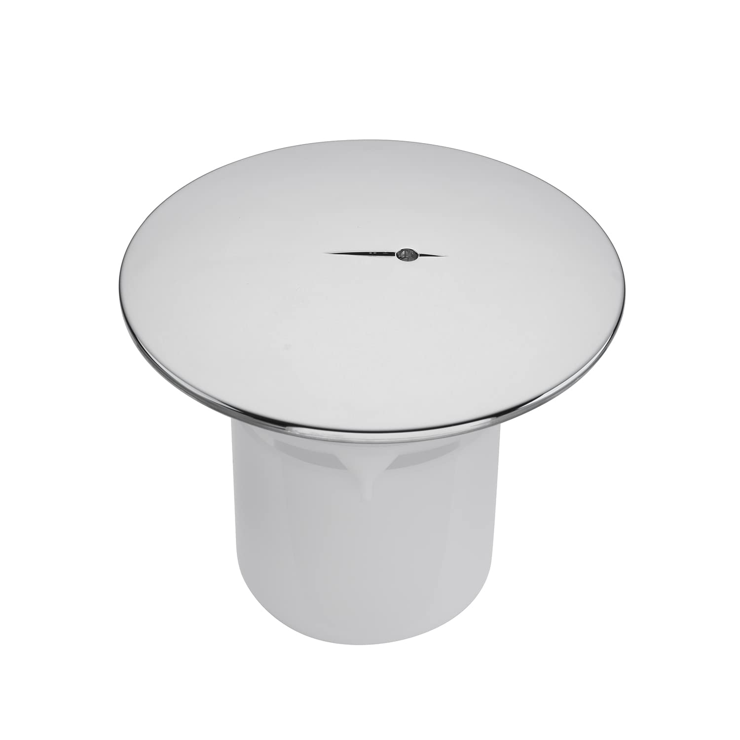 Sandy Beach Shower Waste Trap Cover Replacement Chrome (90mm Hole/115mm Cover)