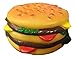 Rubie's Squeaky Cheeseburger Dog Pet Toy Vinyl