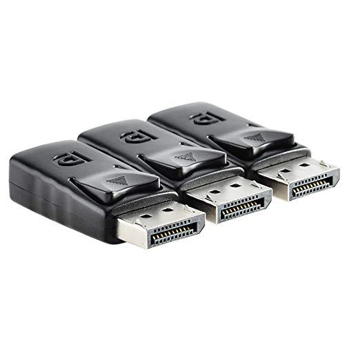 dp hdmi 変換 dp ダミープラグ 3 - Pack DP-display port DPバーチャル・ディスプレイ DP virtual display DPグラフィックカード表示GPU検出監視ダミープラグアダプタ 3840x2160@17H(DP)