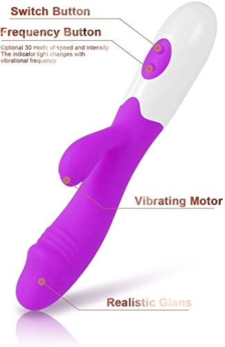 image for SAMZHE G Spot Rabbit Vibrator Adult Sex Toys with Bunny Ears for Clito