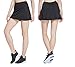 Women Golf Skort Tennis Capri Running Skirt with Pockets