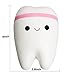 WATINC Kawaii random color 1 pcs Teeth Squishy Cream Scented Slow Rising Toy hop props Toy Cell Phone Charms Pendant Strap(teeth)