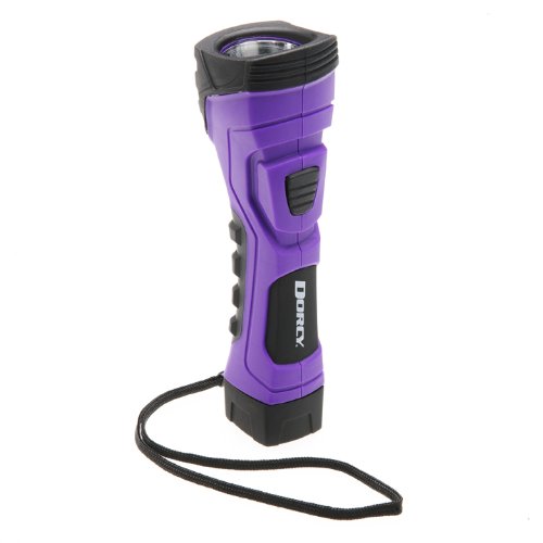 Dorcy 190-Lumen CyberLight Durable LED Flashlight with True Spot Reflector, Purple (41-4752) - Thumbnail 2