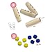 SoltreeBundle Korean Board Game Mini Yut Nori Yut Game Yoot Game Yutnori Set + SoltreeBundle Ballpoint Pen(Black)
