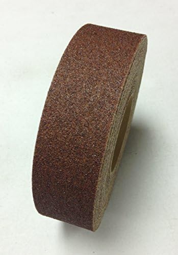 MASTER STOP88206 2"x60' Anti-Slip Abrasive Safety Tape Brown Color-60 Foot Length Rolls