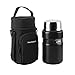Alteagle Lunch Bag for Thermos Stainless King 24 Ounce Food Jar Tote Bag Lunch Box Container W/ Carrying Handle and Shoulder Strap for Men Women and Kids (No Bottle)