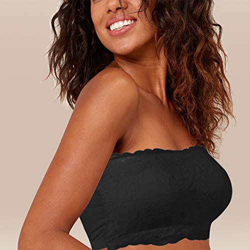 image for YIDUODE Girl's Strapless Bra Stay Put Smooth Finish Strapless Bra Remo