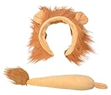Wicked Lion Ears & Tail Animal Fancy Dress Accessory Set