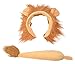 Wicked Adults Lion Ears & Tail Animal Fancy Dress Accessory Set