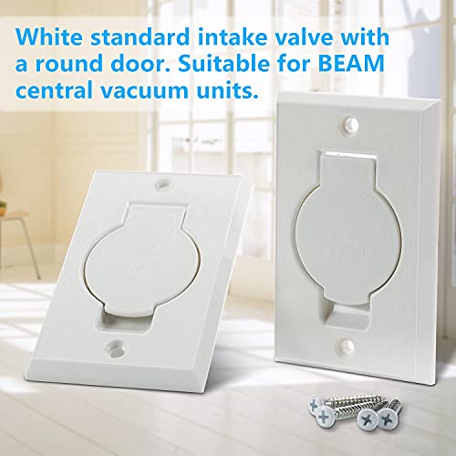 ANTOBLE Standard Central Vacuum Wall Inlet Valve Cover Plate for Beam