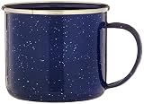 Stansport S.S. Edge Enamel Coffee Mug, 22 oz
