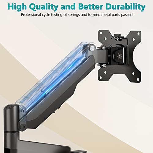 WALI Dual Monitor Desk Mount, Gas Spring Mounts for 2 Monitors, up to