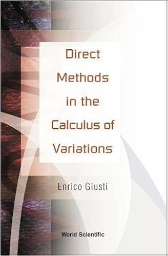 Direct Methods In The Calculus Of Variations Enrico Giusti - 